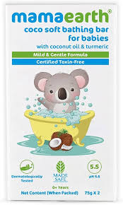 MAMAEARTH COCO SOFT BATHING BAR FOR BABIES 75G2